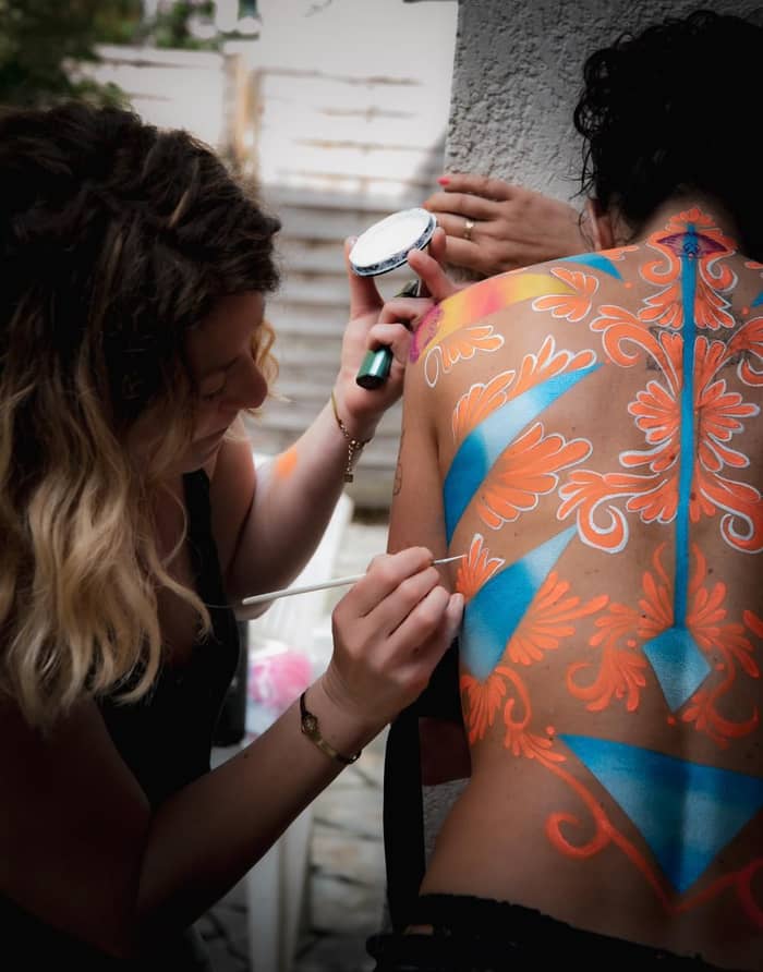 body art peint à la main — Katia Kids Maquillage, Pau (64)