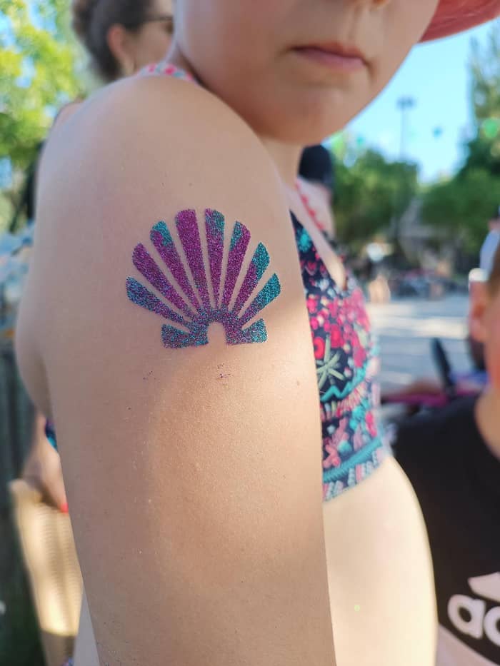 glitter tattoo — Katia Kids Maquillage, Pau (64)