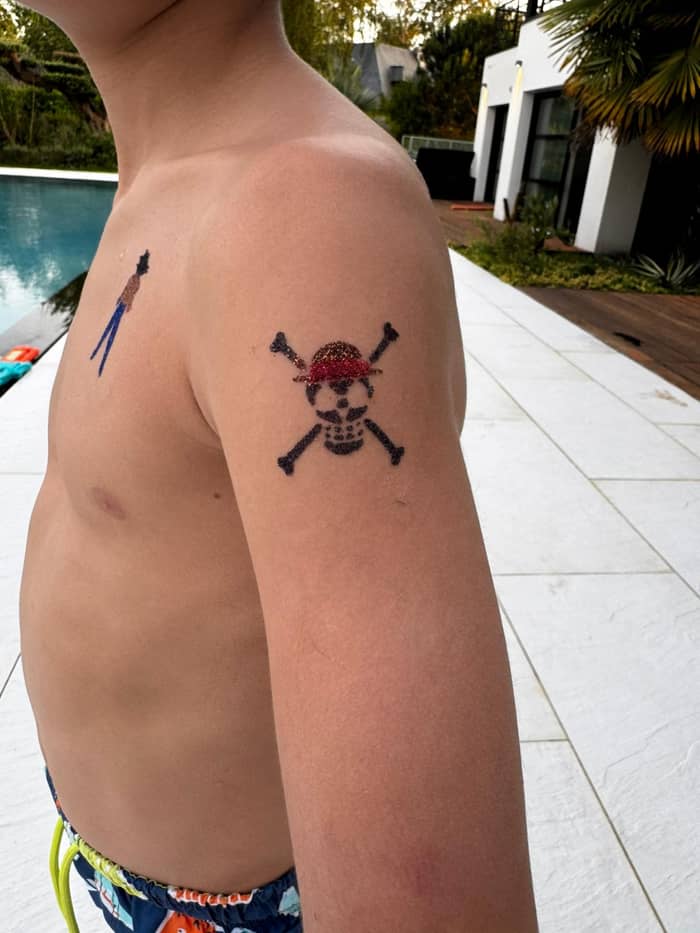 tatouage brillant éphémère — Katia Kids Maquillage, Pau (64)