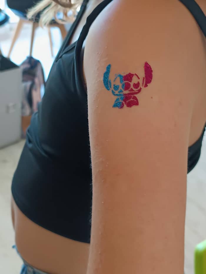 glitter tattoo — Katia Kids Maquillage, Pau (64)