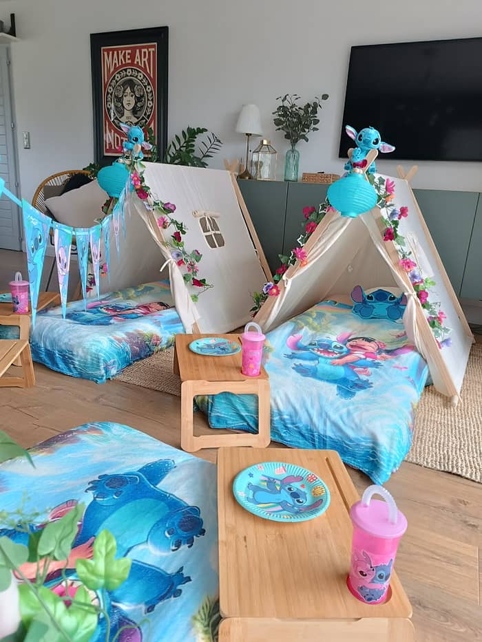tentes et couchages de pyjama party — Katia Kids Maquillage, Pau (64)
